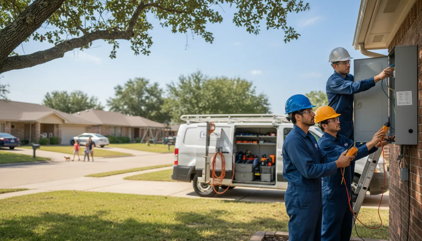 Certified electrician providing emergency electrical services in Vine Grove, KY